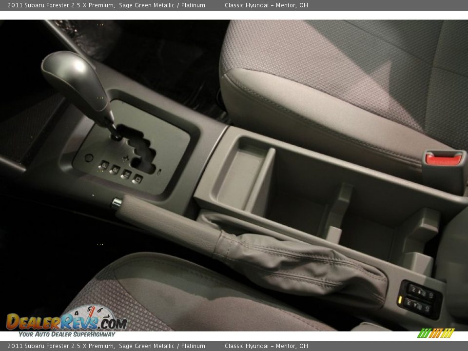 2011 Subaru Forester 2.5 X Premium Sage Green Metallic / Platinum Photo #9