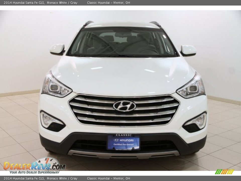 2014 Hyundai Santa Fe GLS Monaco White / Gray Photo #2