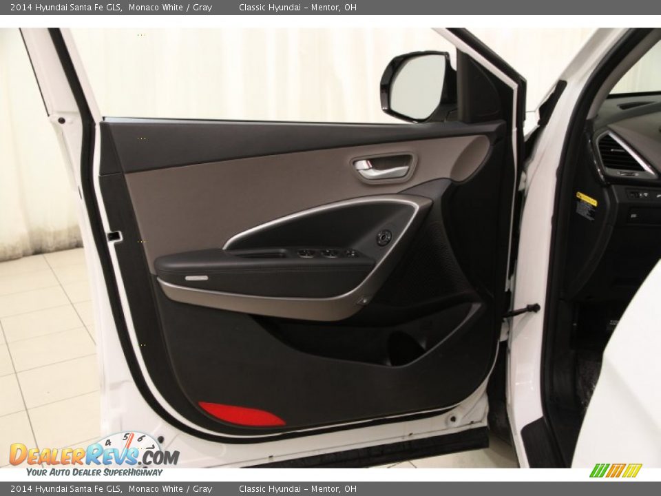 2014 Hyundai Santa Fe GLS Monaco White / Gray Photo #4