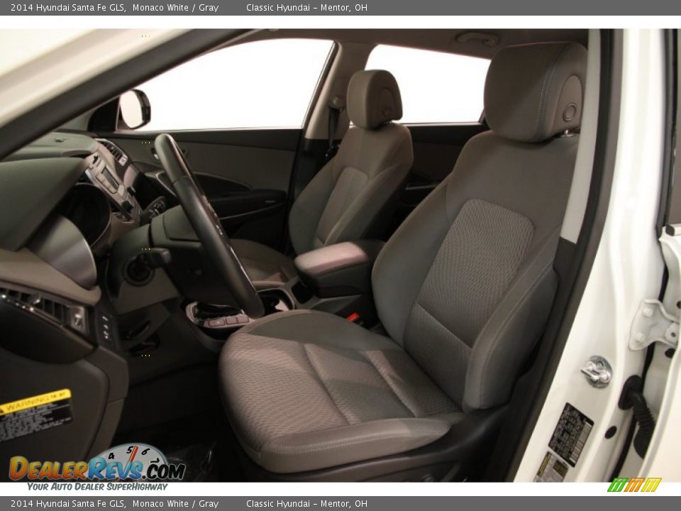 2014 Hyundai Santa Fe GLS Monaco White / Gray Photo #5