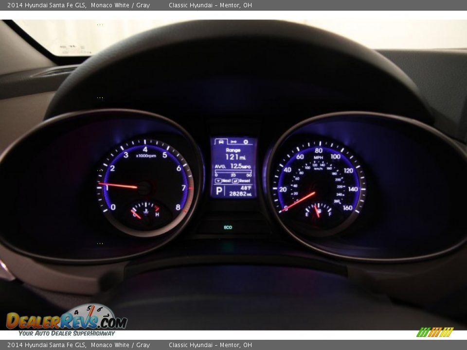 2014 Hyundai Santa Fe GLS Gauges Photo #7