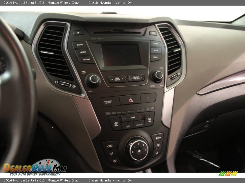 2014 Hyundai Santa Fe GLS Monaco White / Gray Photo #8