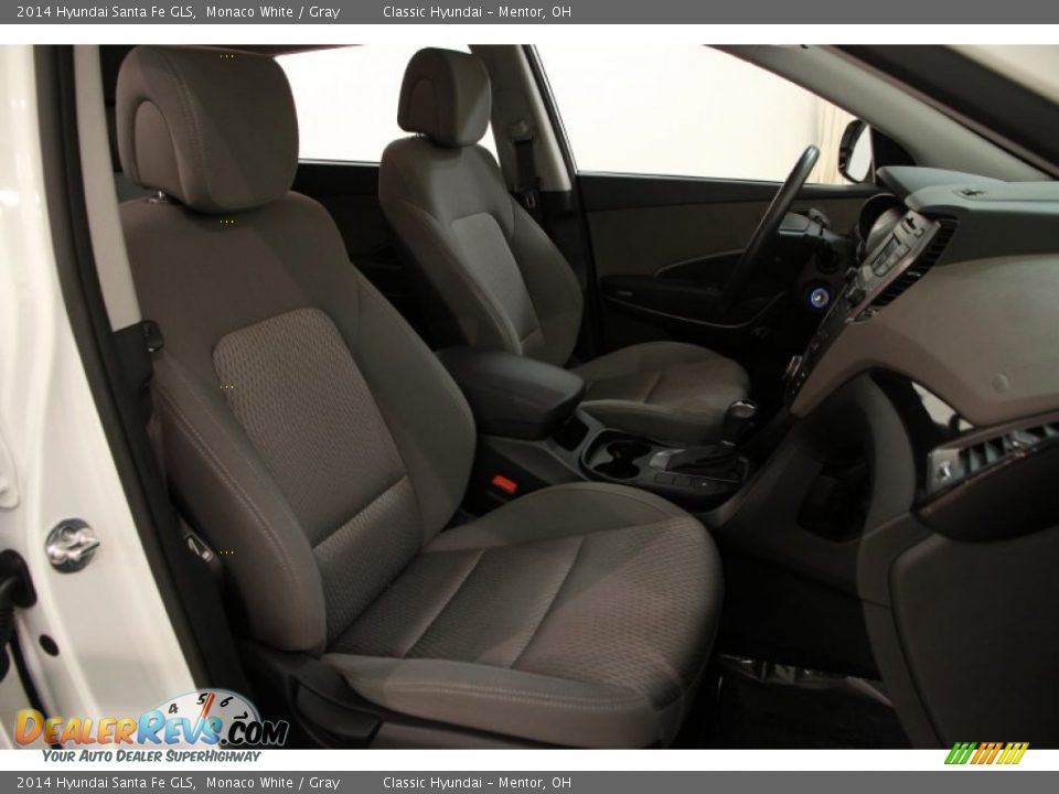 2014 Hyundai Santa Fe GLS Monaco White / Gray Photo #14