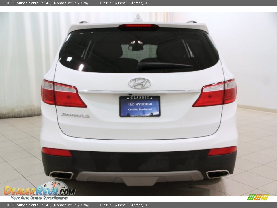 2014 Hyundai Santa Fe GLS Monaco White / Gray Photo #16