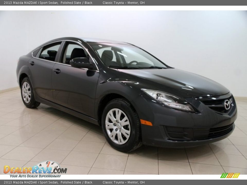 2013 Mazda MAZDA6 i Sport Sedan Polished Slate / Black Photo #1