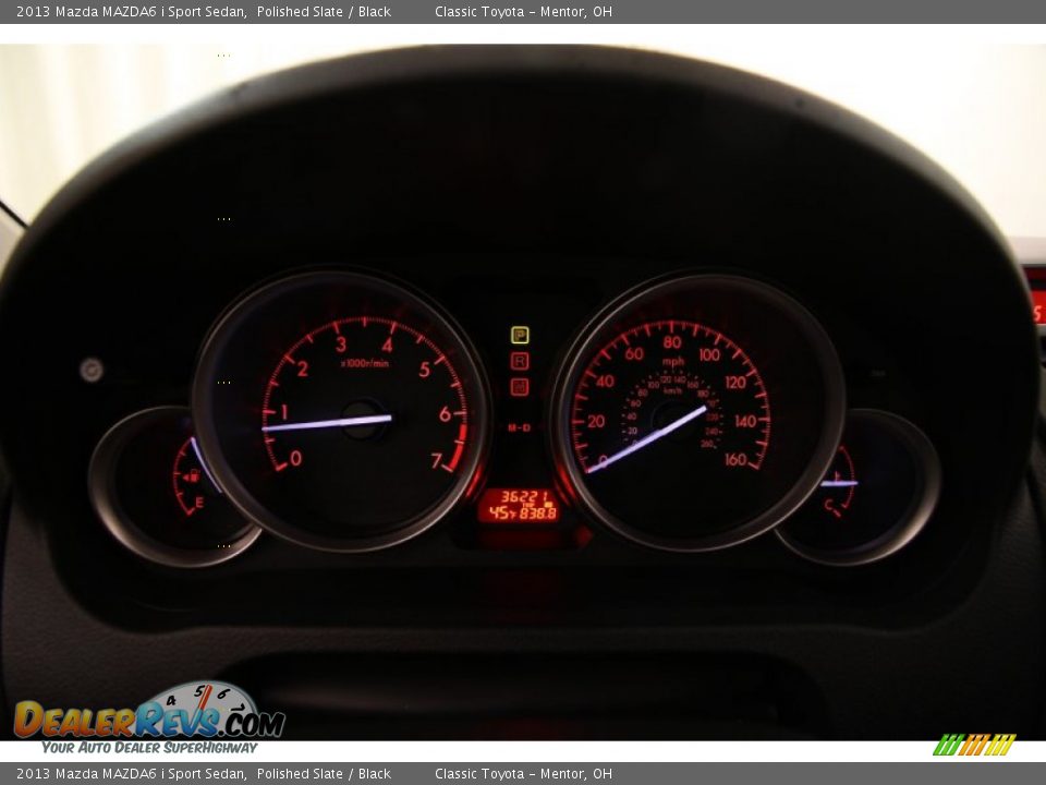 2013 Mazda MAZDA6 i Sport Sedan Polished Slate / Black Photo #7