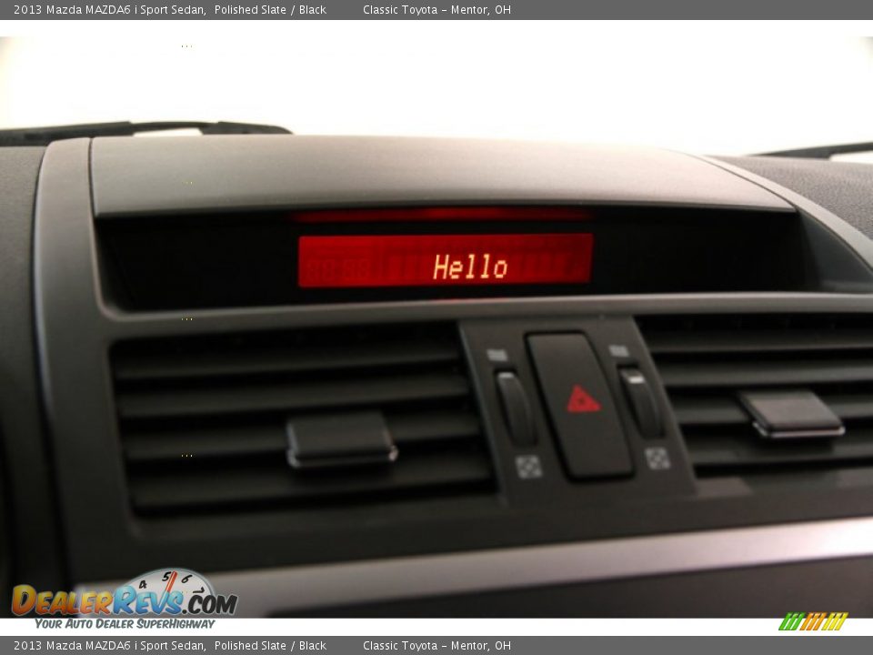 2013 Mazda MAZDA6 i Sport Sedan Polished Slate / Black Photo #8