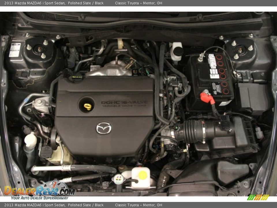 2013 Mazda MAZDA6 i Sport Sedan Polished Slate / Black Photo #17