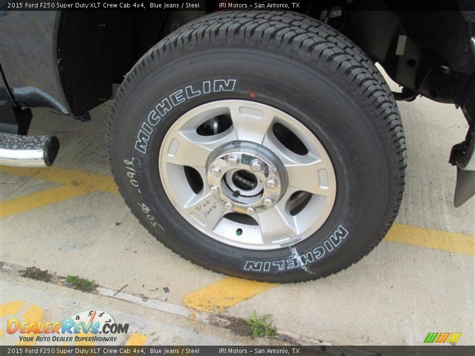 2015 Ford F250 Super Duty XLT Crew Cab 4x4 Blue Jeans / Steel Photo #4