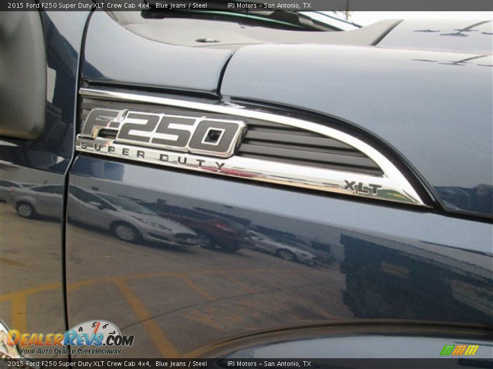 2015 Ford F250 Super Duty XLT Crew Cab 4x4 Blue Jeans / Steel Photo #5