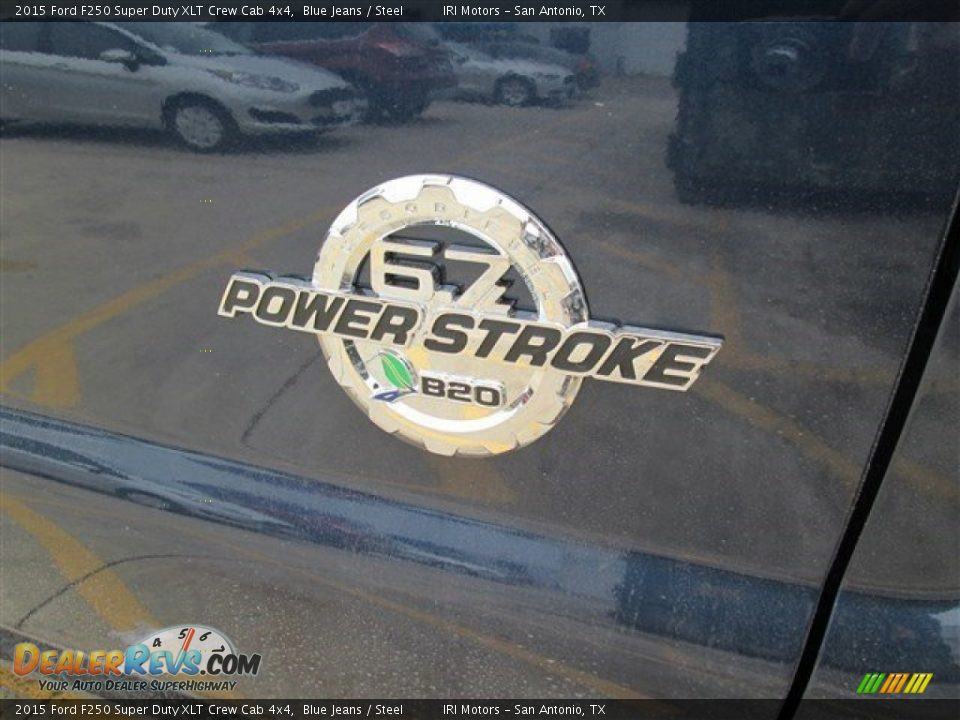 2015 Ford F250 Super Duty XLT Crew Cab 4x4 Blue Jeans / Steel Photo #6