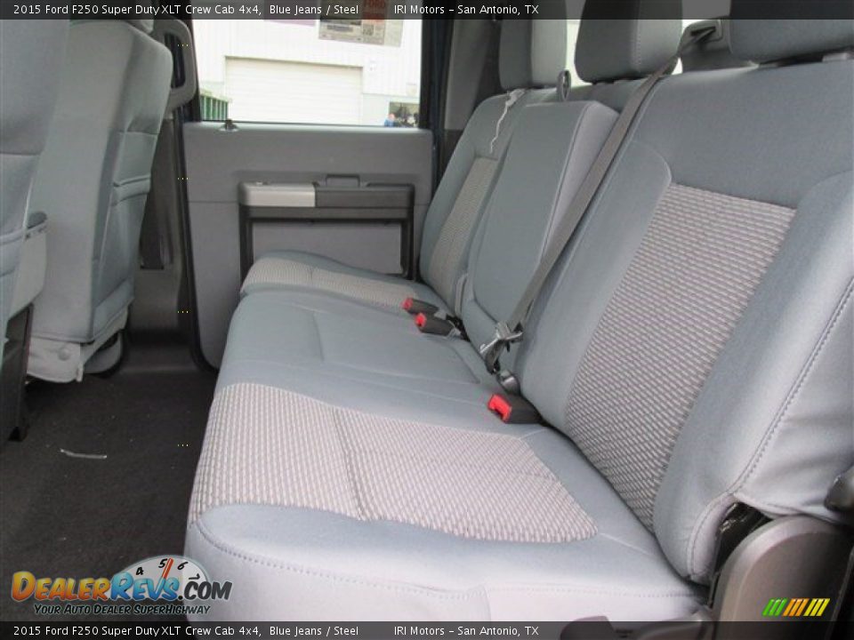 2015 Ford F250 Super Duty XLT Crew Cab 4x4 Blue Jeans / Steel Photo #19