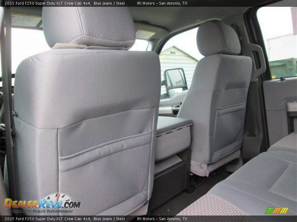 2015 Ford F250 Super Duty XLT Crew Cab 4x4 Blue Jeans / Steel Photo #20