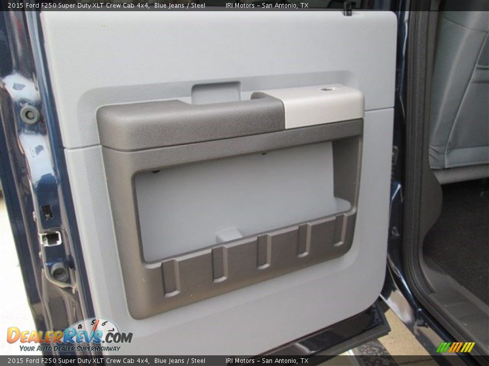 2015 Ford F250 Super Duty XLT Crew Cab 4x4 Blue Jeans / Steel Photo #21