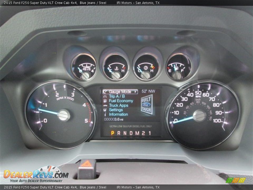 2015 Ford F250 Super Duty XLT Crew Cab 4x4 Blue Jeans / Steel Photo #29