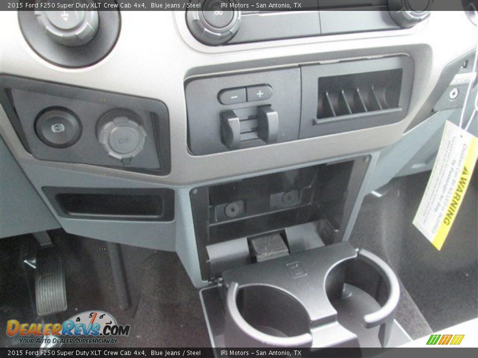 2015 Ford F250 Super Duty XLT Crew Cab 4x4 Blue Jeans / Steel Photo #31