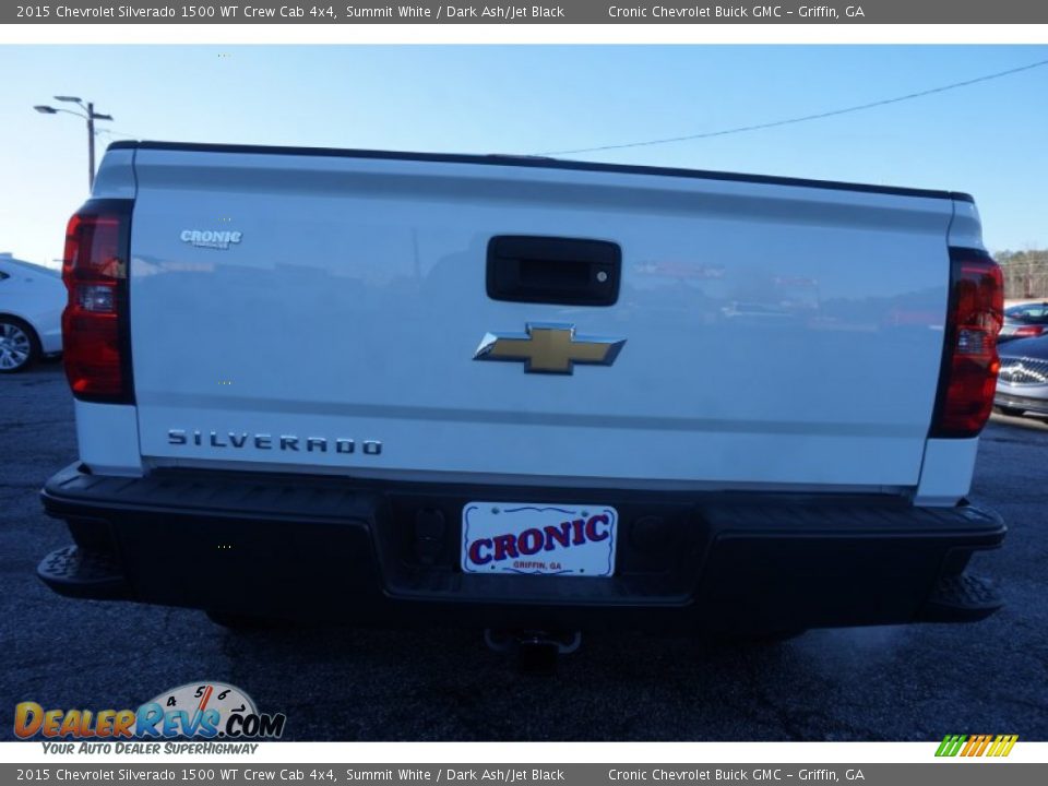 2015 Chevrolet Silverado 1500 WT Crew Cab 4x4 Summit White / Dark Ash/Jet Black Photo #6