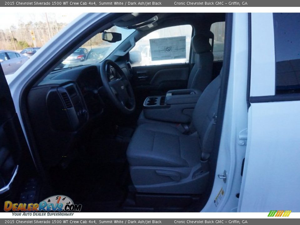 2015 Chevrolet Silverado 1500 WT Crew Cab 4x4 Summit White / Dark Ash/Jet Black Photo #9