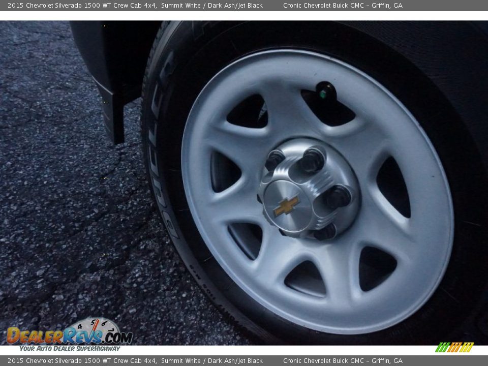 2015 Chevrolet Silverado 1500 WT Crew Cab 4x4 Summit White / Dark Ash/Jet Black Photo #11