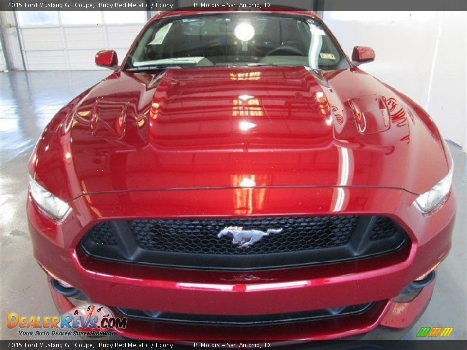 2015 Ford Mustang GT Coupe Ruby Red Metallic / Ebony Photo #2