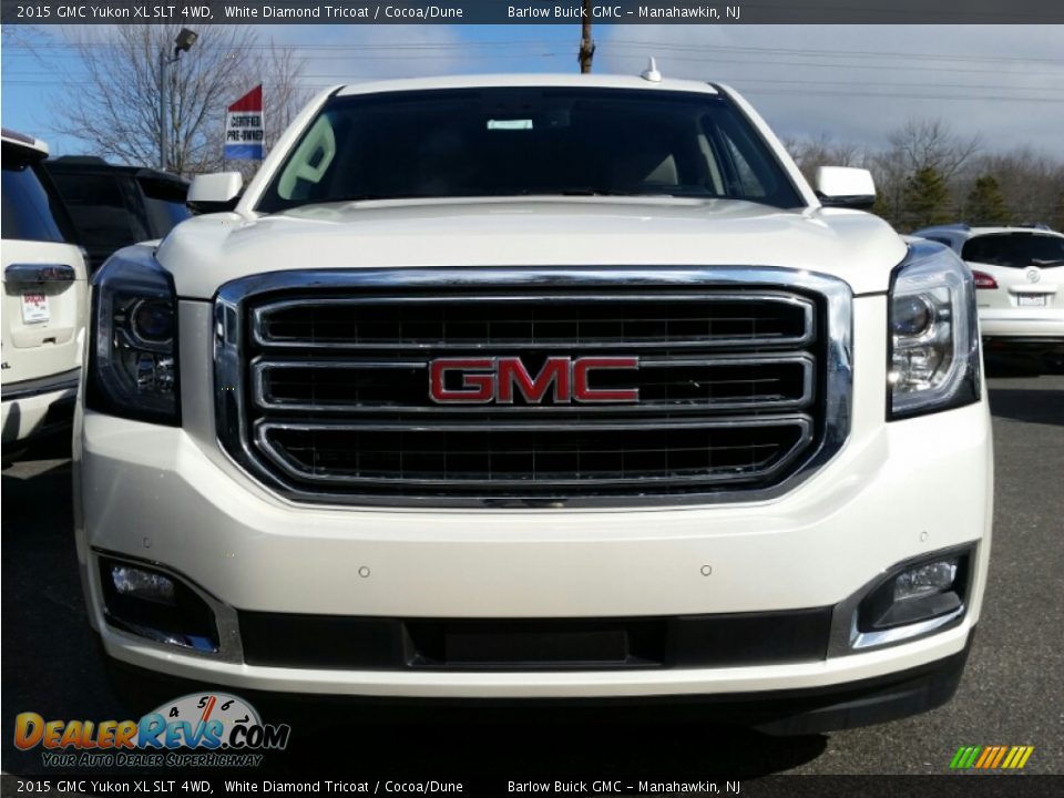 2015 GMC Yukon XL SLT 4WD White Diamond Tricoat / Cocoa/Dune Photo #2