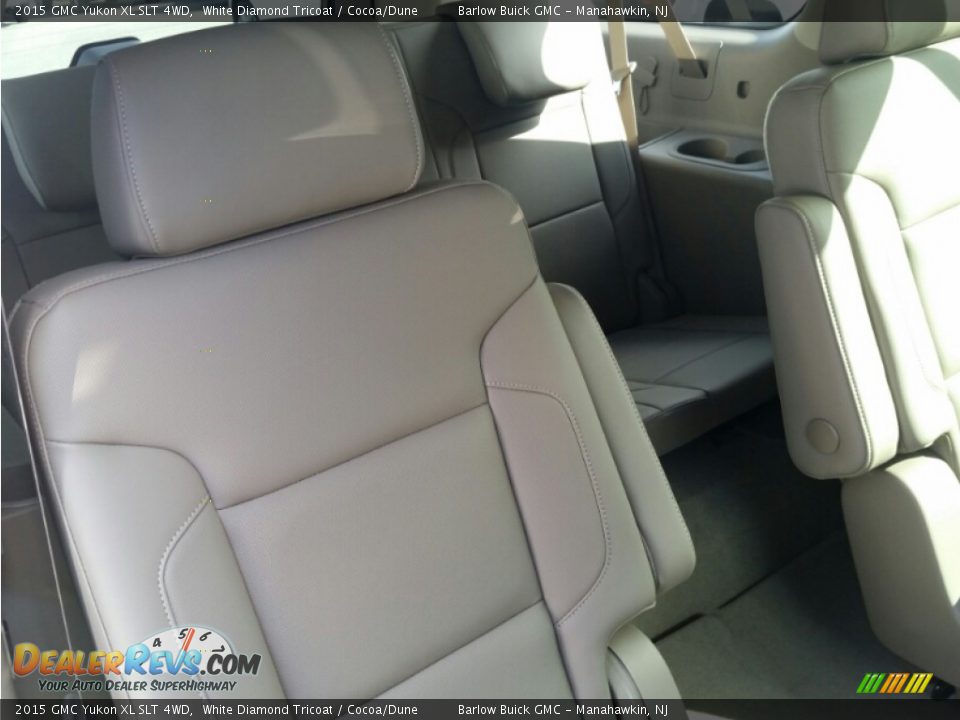 2015 GMC Yukon XL SLT 4WD White Diamond Tricoat / Cocoa/Dune Photo #6