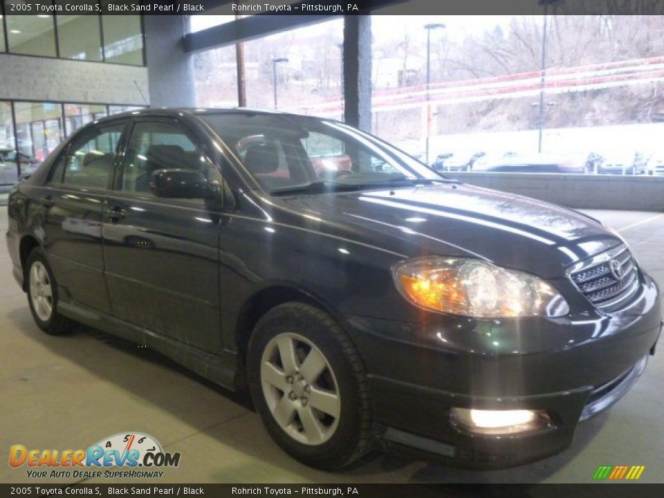 2005 Toyota Corolla S Black Sand Pearl / Black Photo #1