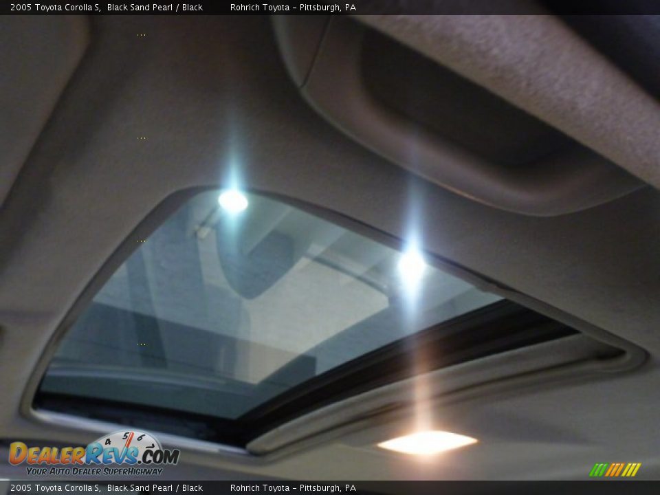 2005 Toyota Corolla S Black Sand Pearl / Black Photo #2