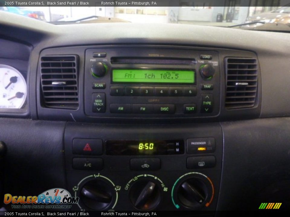 2005 Toyota Corolla S Black Sand Pearl / Black Photo #3
