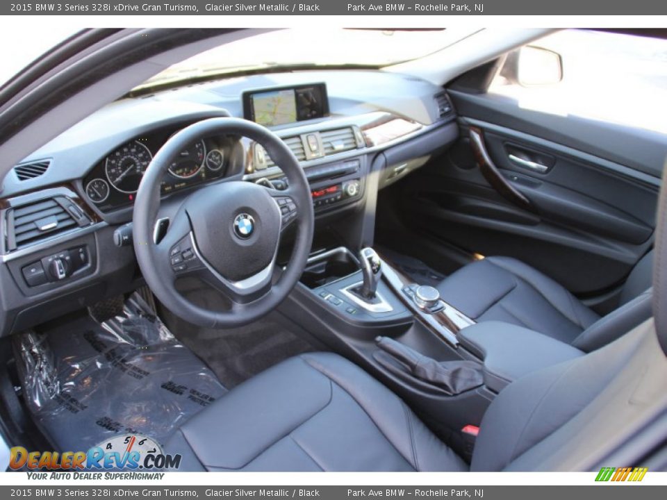 Black Interior - 2015 BMW 3 Series 328i xDrive Gran Turismo Photo #10