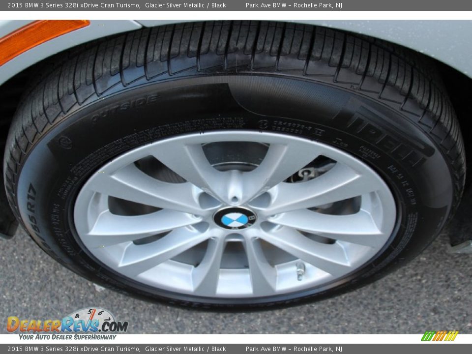 2015 BMW 3 Series 328i xDrive Gran Turismo Glacier Silver Metallic / Black Photo #33