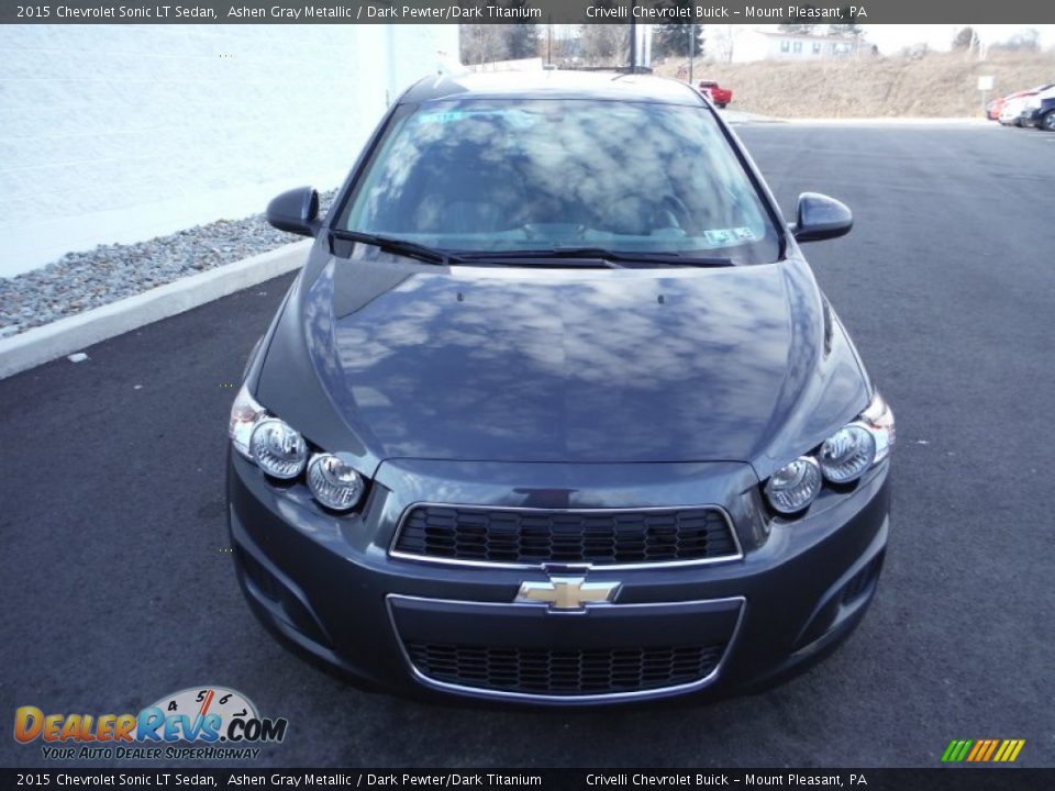 2015 Chevrolet Sonic LT Sedan Ashen Gray Metallic / Dark Pewter/Dark Titanium Photo #3