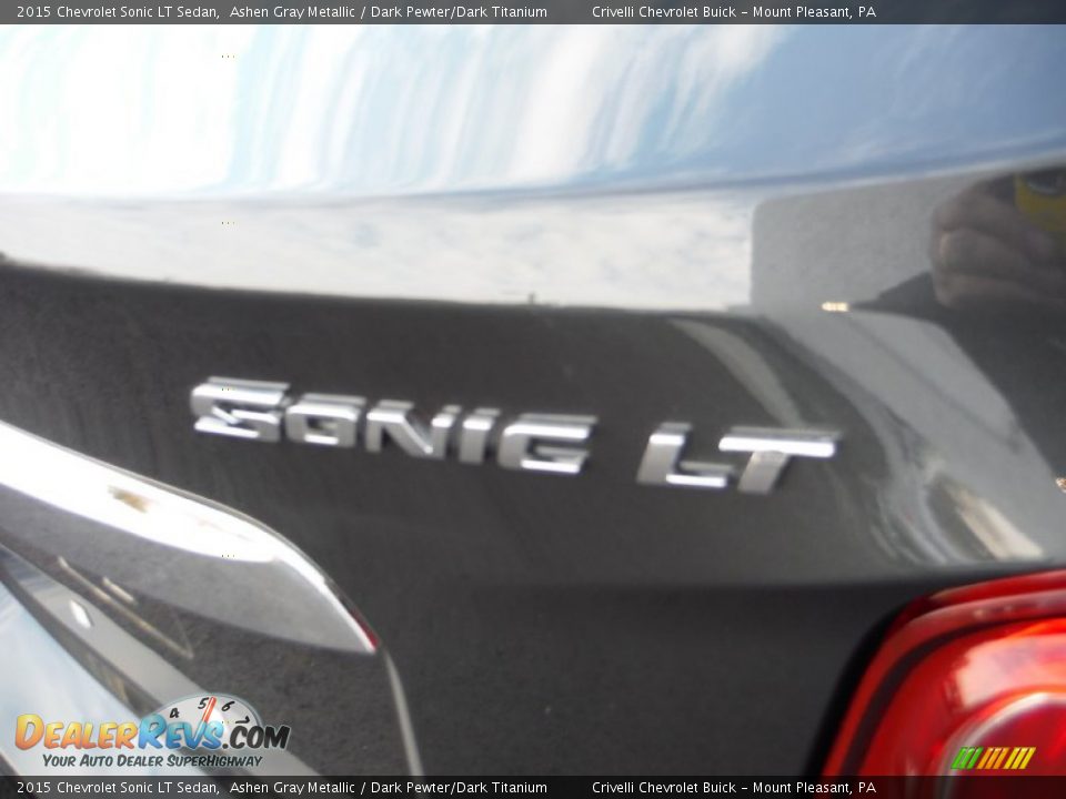 2015 Chevrolet Sonic LT Sedan Ashen Gray Metallic / Dark Pewter/Dark Titanium Photo #8