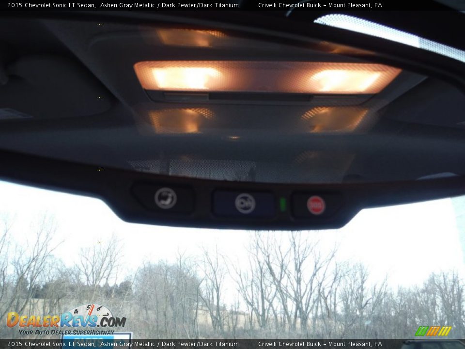 2015 Chevrolet Sonic LT Sedan Ashen Gray Metallic / Dark Pewter/Dark Titanium Photo #11