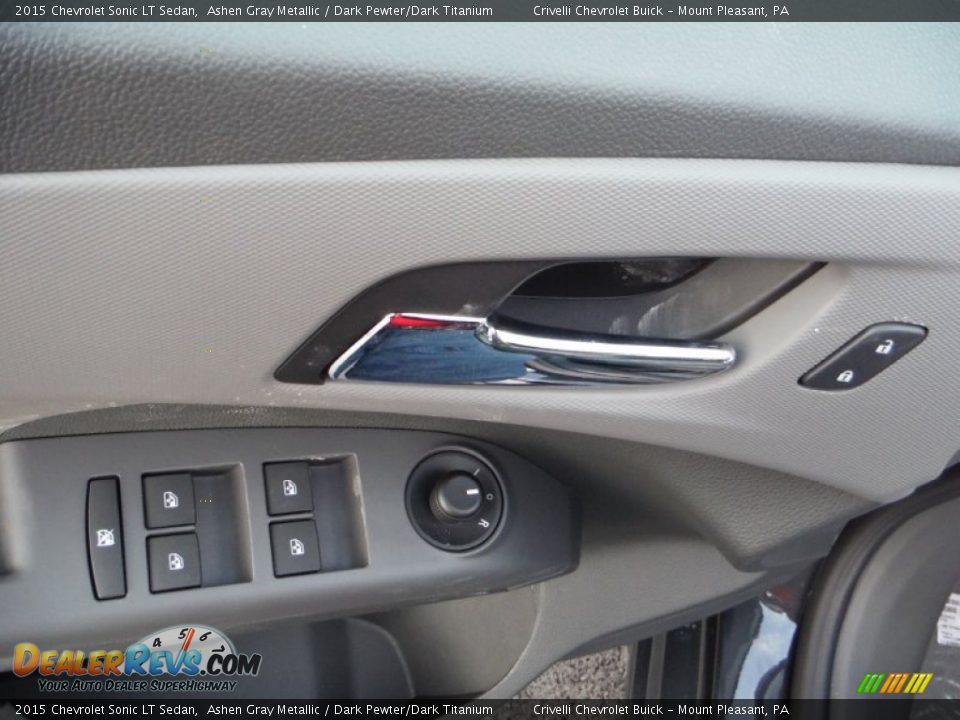 2015 Chevrolet Sonic LT Sedan Ashen Gray Metallic / Dark Pewter/Dark Titanium Photo #12