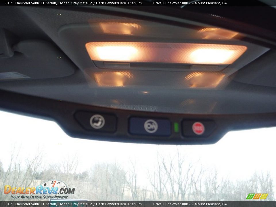 2015 Chevrolet Sonic LT Sedan Ashen Gray Metallic / Dark Pewter/Dark Titanium Photo #13