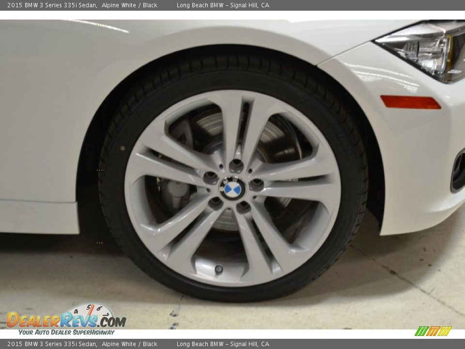 2015 BMW 3 Series 335i Sedan Alpine White / Black Photo #3