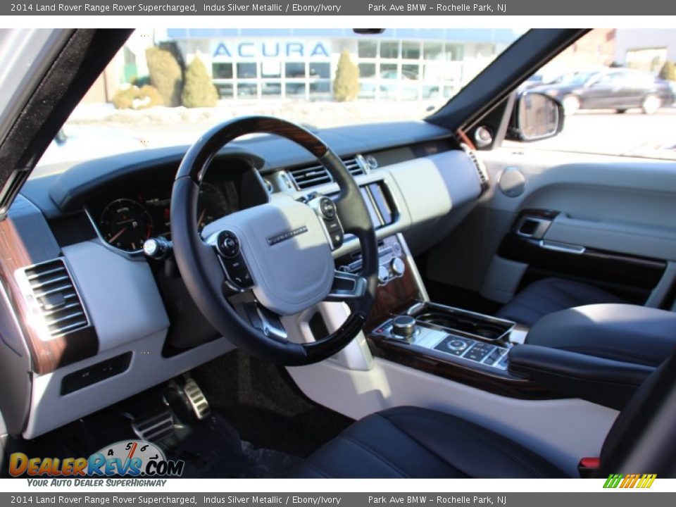 Ebony/Ivory Interior - 2014 Land Rover Range Rover Supercharged Photo #11
