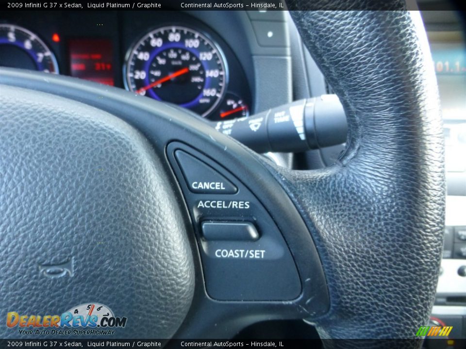 2009 Infiniti G 37 x Sedan Liquid Platinum / Graphite Photo #15
