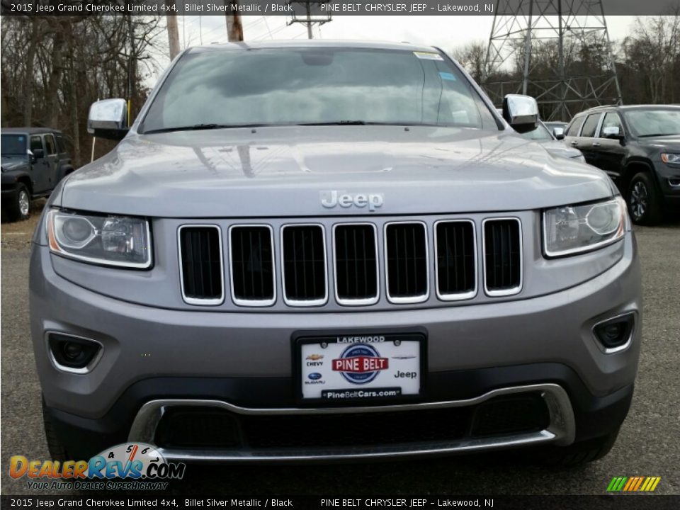 2015 Jeep Grand Cherokee Limited 4x4 Billet Silver Metallic / Black Photo #2