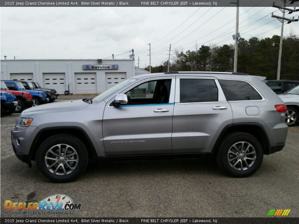 2015 Jeep Grand Cherokee Limited 4x4 Billet Silver Metallic / Black Photo #3