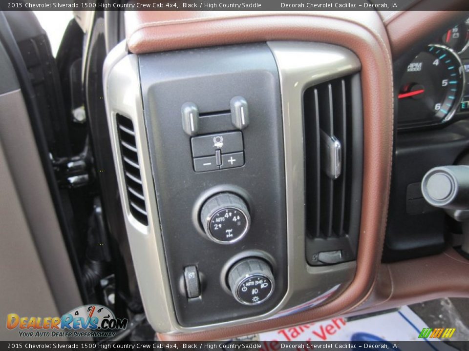 2015 Chevrolet Silverado 1500 High Country Crew Cab 4x4 Black / High Country Saddle Photo #11