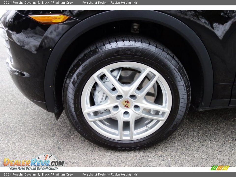 2014 Porsche Cayenne S Black / Platinum Grey Photo #9