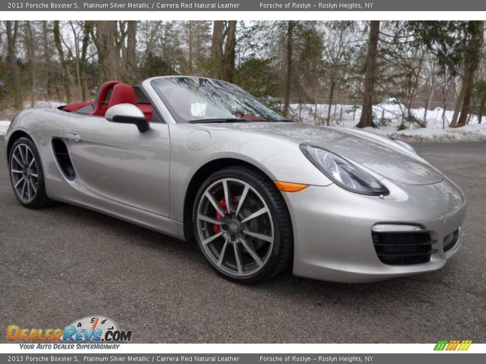 Front 3/4 View of 2013 Porsche Boxster S Photo #8