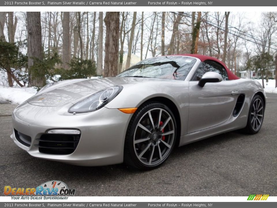 Front 3/4 View of 2013 Porsche Boxster S Photo #9