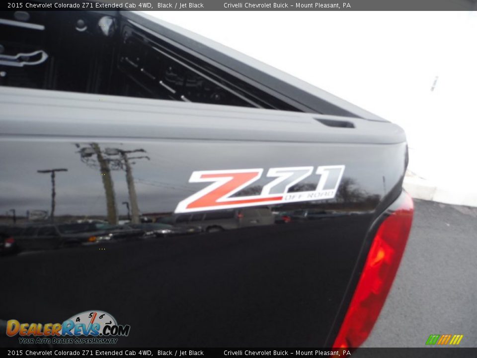 2015 Chevrolet Colorado Z71 Extended Cab 4WD Black / Jet Black Photo #4