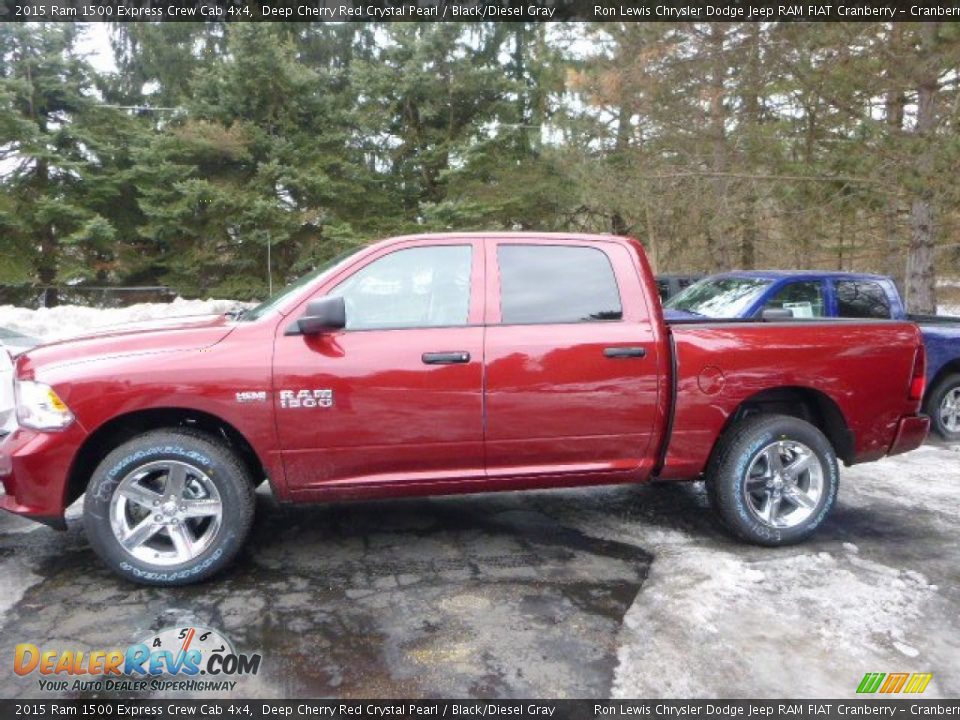 Deep Cherry Red Crystal Pearl 2015 Ram 1500 Express Crew Cab 4x4 Photo #4
