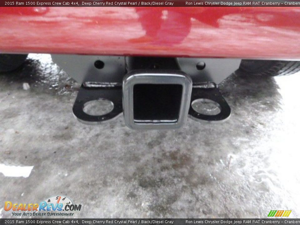 2015 Ram 1500 Express Crew Cab 4x4 Deep Cherry Red Crystal Pearl / Black/Diesel Gray Photo #7
