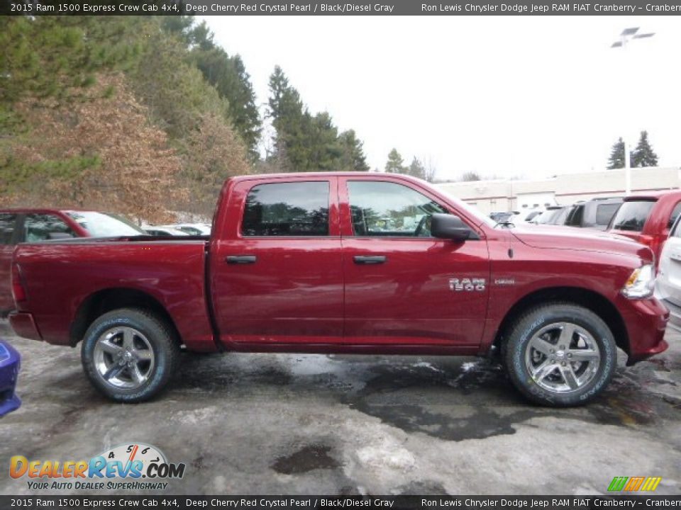 Deep Cherry Red Crystal Pearl 2015 Ram 1500 Express Crew Cab 4x4 Photo #9