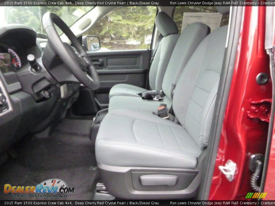 Front Seat of 2015 Ram 1500 Express Crew Cab 4x4 Photo #16